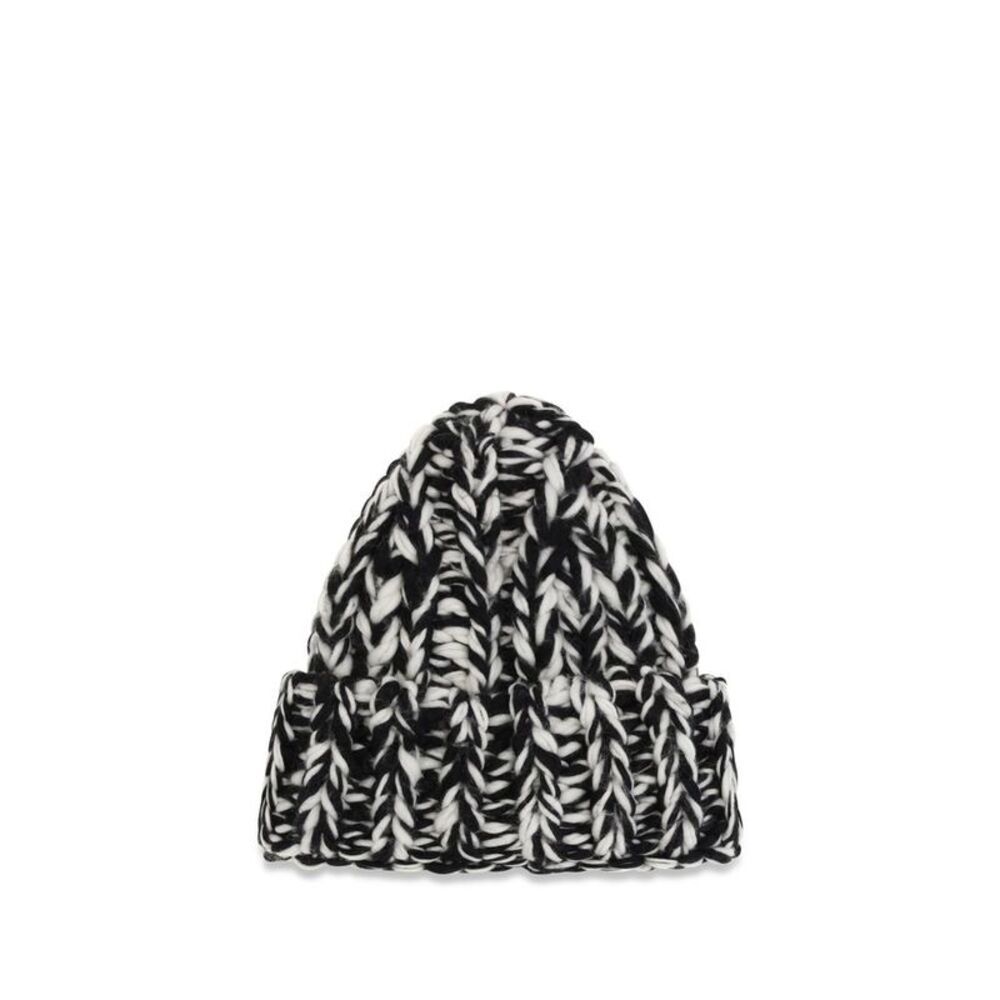 Ami Paris Black Wool Oves Aries Men's Beanie